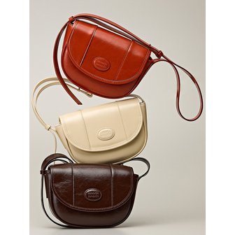 몽드몽드 Classic Leather Half Moon mini Bag_ 4colors