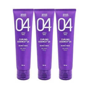 [amos] 아모스 프로페셔널 헤어 컬링 에센스 2X 150ml 3개