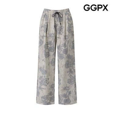 GGPX 밴딩 패턴 와이드 팬츠 (GP7PT011F)