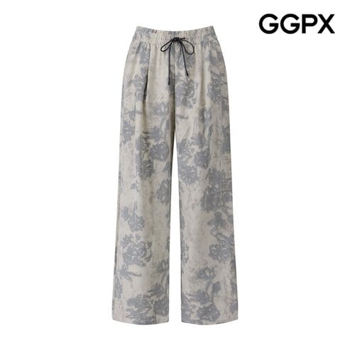 GGPX 밴딩 패턴 와이드 팬츠 (GP7PT011F)