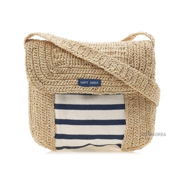 세인트제임스 [세인트 제임스] SS25 여성 포쉐트 숄더백 POCHETTE RAPHIA NATUREL