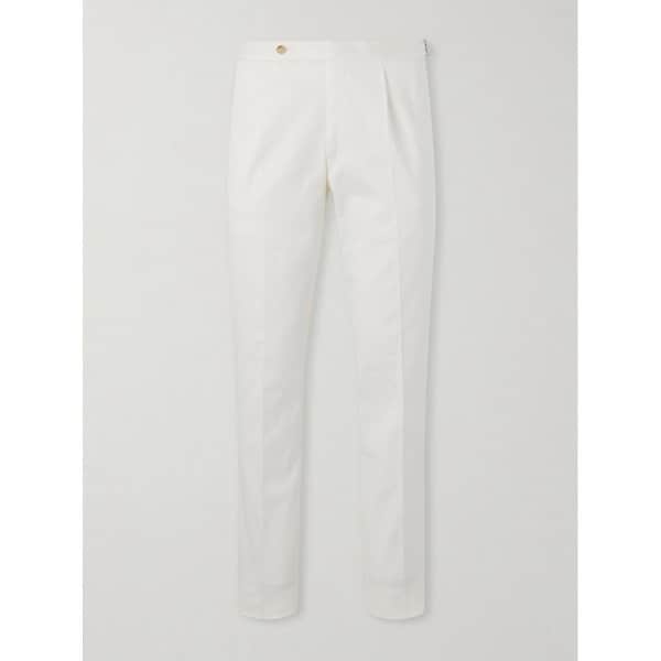 드 페트릴로 스트레이트 코튼 블렌드 트윌 팬츠 46376663163094044