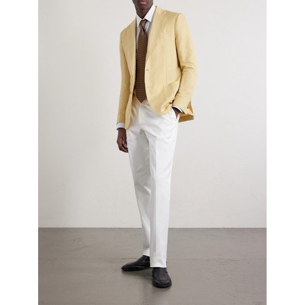 드 페트릴로 스트레이트 코튼 블렌드 트윌 팬츠 46376663163094044