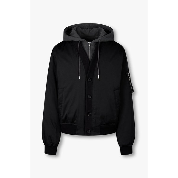 [MEN] MA1 후드 트리밍 다운 점퍼 9155414123099