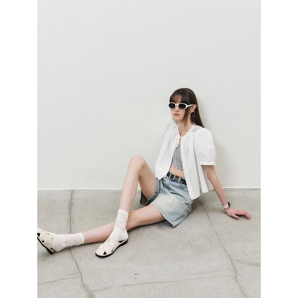 [리퍼브] 24 Summer_ Light Blue Denim Shorts