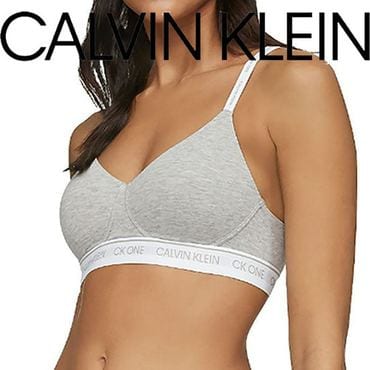 Calvin Klein Underwear 캘빈클라인 CK ONE 코튼 브라팬티세트 QF6094 그레이