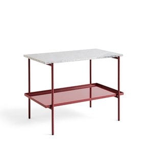 헤이 HAY Rebar Side Table Rec 44*75 리바 사이드 테이블 그레이 마블/반 레드