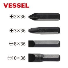 베셀 VESSEL C-51 일자 8x36mm(-) 임팩드라이버용 비트 240001용 2500용 낱개판매