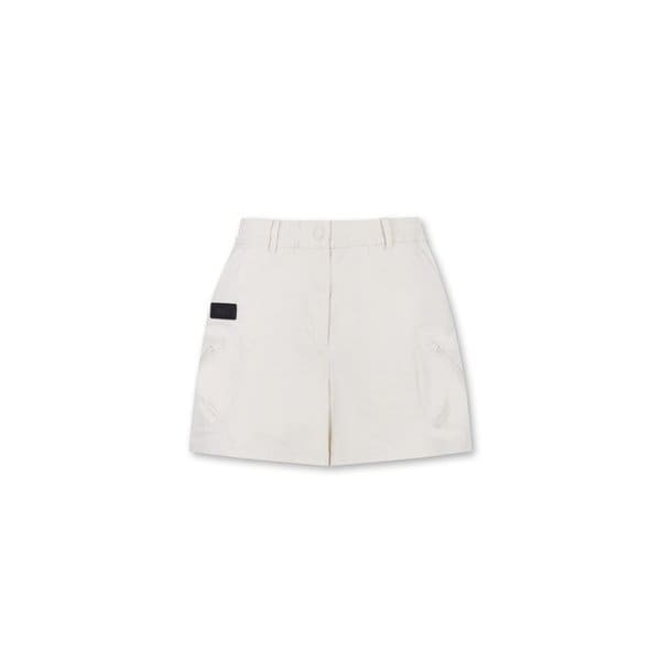 (WOMEN) Zipper Cargo Shorts(Beige)_G5PAW24722BEX