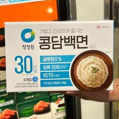 글로벌푸드 청정원 콩 담백면 150g x 6