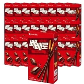 롯데 초코 빼빼로 54g 40입