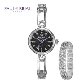 폴브리알PAUL BRIAL 여성 팔찌 손목시계 PB8034BWS