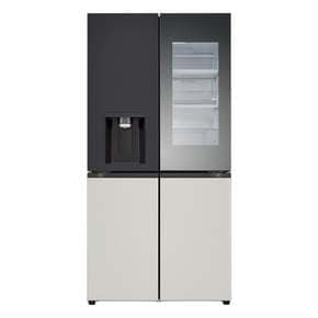 [금액별추가할인][공식] LG 디오스 얼음정수기냉장고 오브제컬렉션 W824MBG472S (820L)