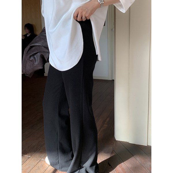 어반 니트지 레깅스팬츠_BLACK