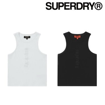 SUPERDRY 슈퍼드라이 W 빈티지 립 슬리브리스 (SDFIVCP20)