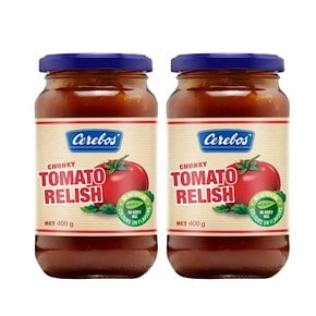 세레보스 토마토 렐리쉬 소스 Cerebos Tomato Relish 400g 2개