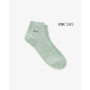 (여성) 26SS 여성 케이블 앵클 삭스 RA034E-56G 5컬러 (택1)