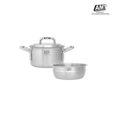 NS홈쇼핑 AMT 316Ti 샤프 2종세트(16cm양수, 16cm찜기)[34506042]