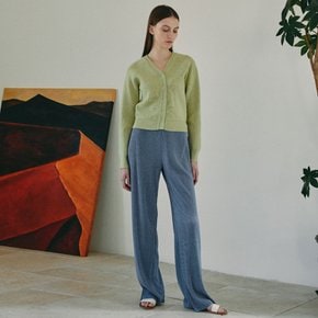 [20% 할인가 판매] WIDE PLEATS BANDING PANTS (FOG BLUE)