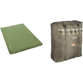 영국 반고 침낭0108 Vango Odyssey Double Self Inflating Sleep Mat Epsom Green 10 cm [Amazon