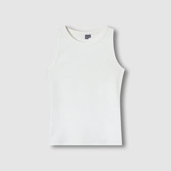 JAJU 여 코튼 립 민소매 티셔츠 J116201075001