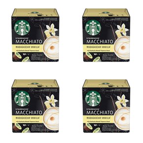 스타벅스 돌체구스토용 캡슐커피 마키아토 마다가스카르 바닐라 Starbucks Macchiato 6+6개입 4개