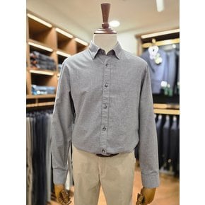 [여주점] 코오롱 브렌우드 남성 솔리드 코튼 캐주얼셔츠 BRSAA25211GYX