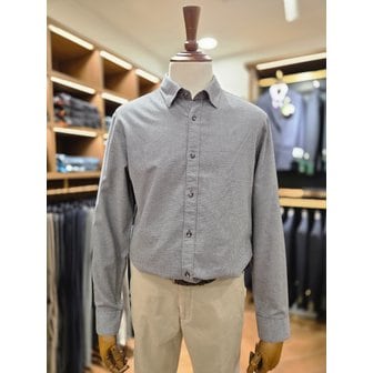 브렌우드 [여주점] 코오롱 브렌우드 남성 솔리드 코튼 캐주얼셔츠 BRSAA25211GYX