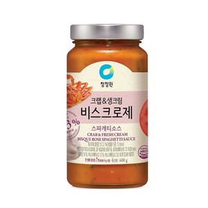 청정원 비스크 로제 스파게티소스 600g