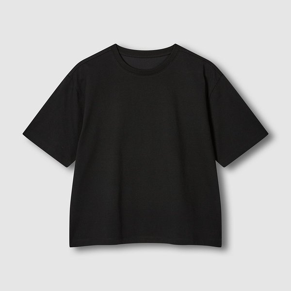 여 JAJU AIR 코튼 루즈핏 반팔 라운지 티셔츠 J206201073099