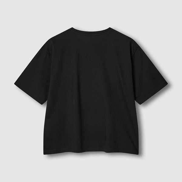 여 JAJU AIR 코튼 루즈핏 반팔 라운지 티셔츠 J206201073099