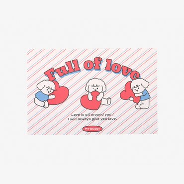 데일리라이크 마이 버디 일러스트 카드 - 11 Full of love
