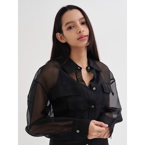 100% Silk Organza Shirt