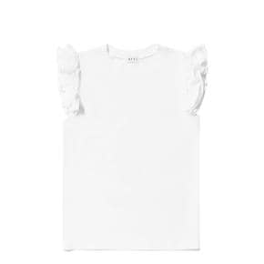 THE KIKI SLEEVELESS SHIRTS - WHITE