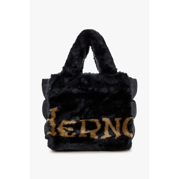 여성 퍼 앤 패디드 로고 백 4625390507000