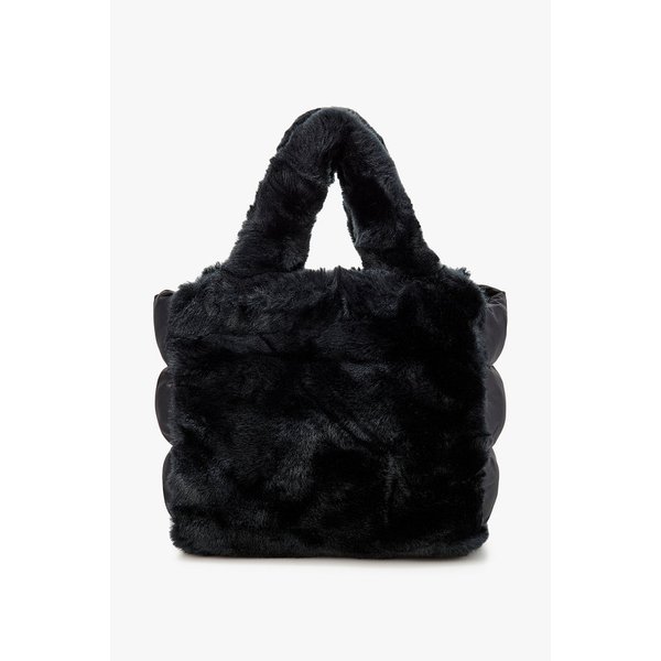 여성 퍼 앤 패디드 로고 백 4625390507000