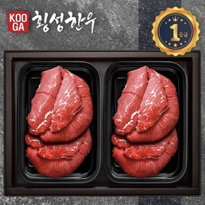 쿠가횡성한우 [바로배송] [바로배송]쿠가[냉장] 횡성한우 어사품 정육 1등급 정육 (총1kg)[구성 :불고기2팩]