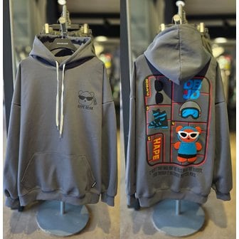 더블제이디 [시흥점] 부클 선글라스 하입베어 오버핏 후드티 (남여공용) /JGET30904CH