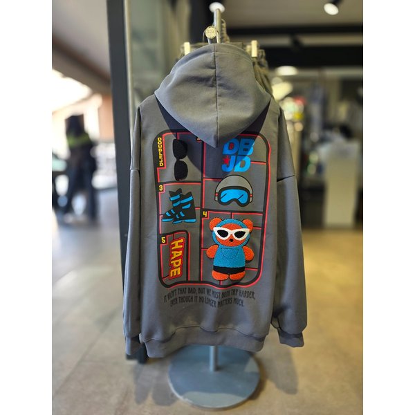 [시흥점] 부클 선글라스 하입베어 오버핏 후드티 (남여공용) /JGET30904CH