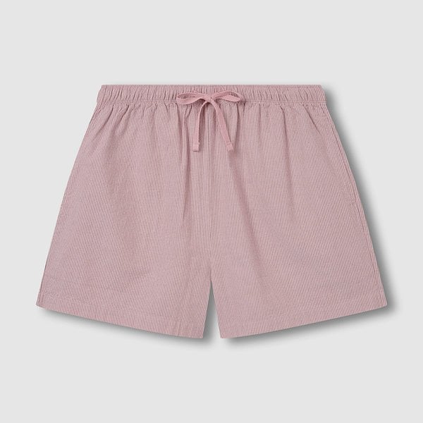 여 코튼 시어서커 3부 라운지 팬츠 J206202075066