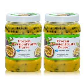 신정푸드 냉동 패션후르츠 퓨레 1kg x 2개 (원산지:베트남)