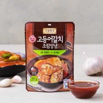 오뚜기 오늘밥상 고등어갈치조림양념 120g