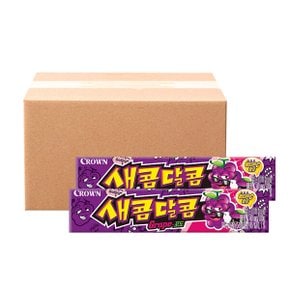 크라운 새콤달콤 스틱 포도 29g 총 90개입 (15개입 x 6개)