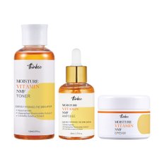 [3종세트]띵코 모이스처 비타민 NMF 스킨케어 토너 150ml + 앰플 80ml + 크림 50ml, 1세트