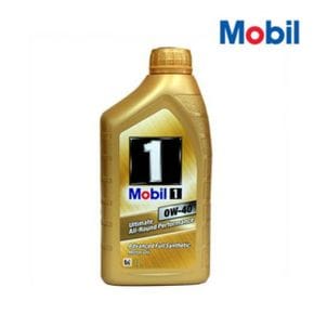 모빌원 (MOBIL1) 0w40 골드 100% 화학합성엔진오일 1L 모빌코리아 공식 정품