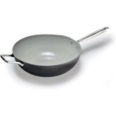 독일 모네타 웍 궁중팬 튀김팬 1872508 Moneta Armonia Finegres Wok 32 cm 1 Griff naturliche