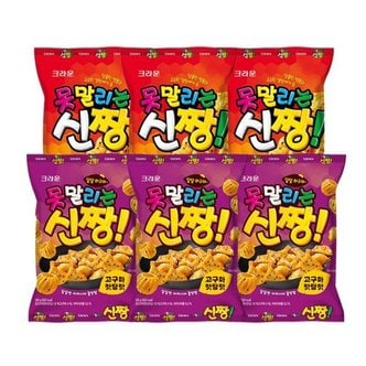 크라운 못말리는신짱 120g 2종세트 (총 6개 / 오리지널 3 + 고구마맛...