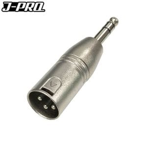 J-PRO XLR 캐논 수-TRS 수 변환젠더 커넥터 JC06 55잭