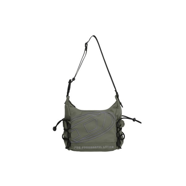 X10574 P8774 T7433 (TECH-D) 테크 오벌 D 로고 크로스백