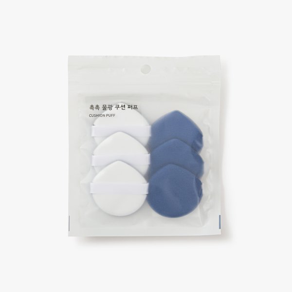 촉촉 물광 쿠션 퍼프 6개
